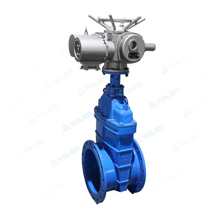 Electric soft seal gate valve