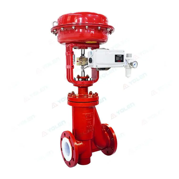 ZJHPMF-16K pneumatic fluorine-lined single-seat regulating valve