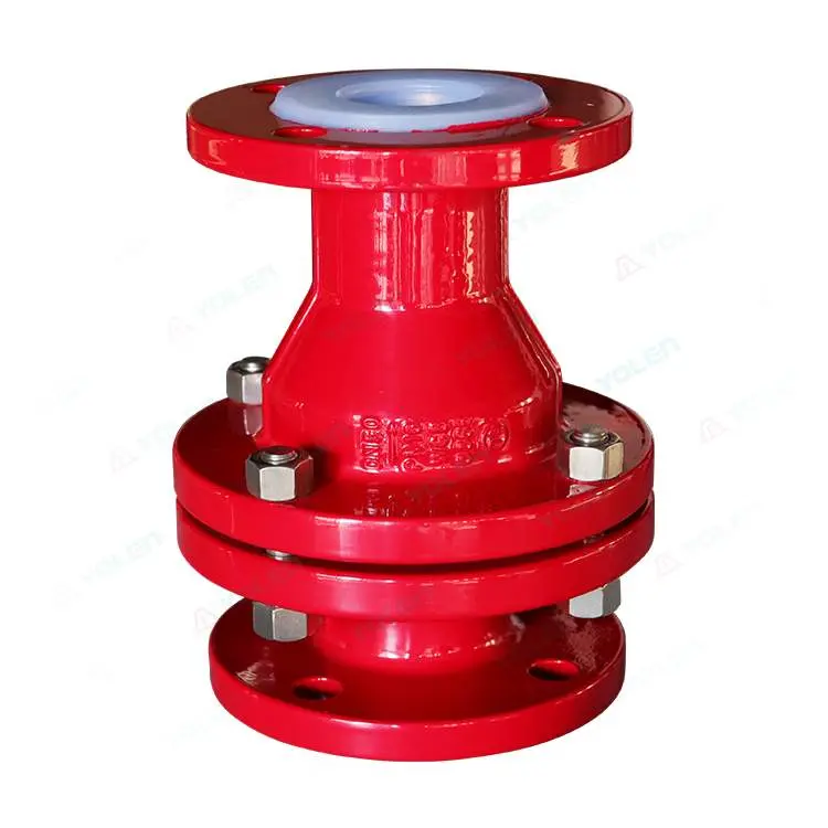 H40 fluorine-coated lifting float check valve