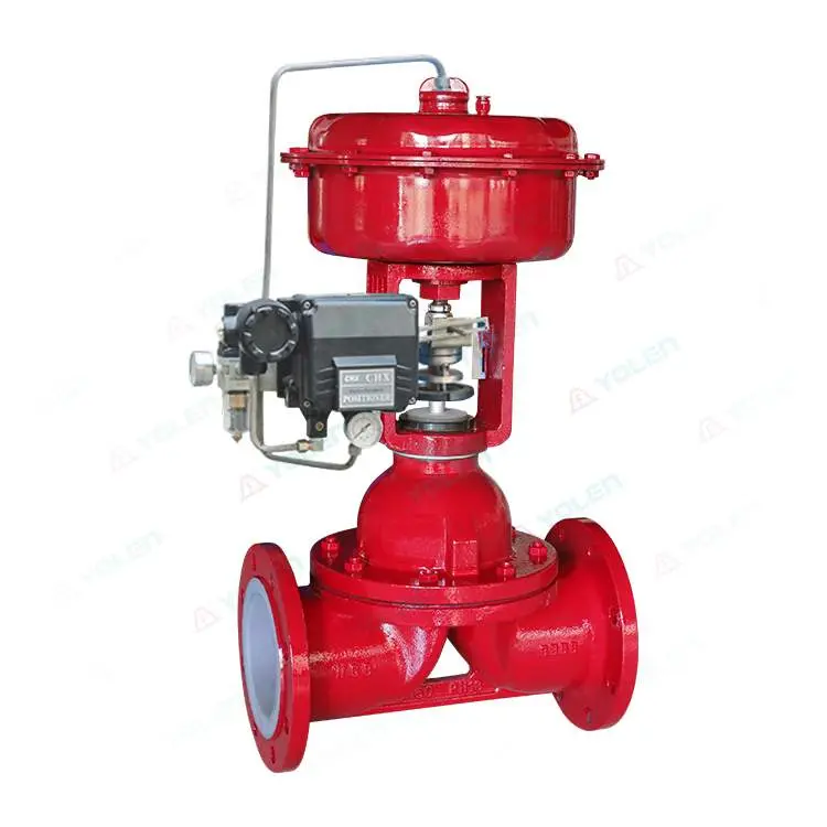 G641 pneumatic lined fluorine diaphragm valve