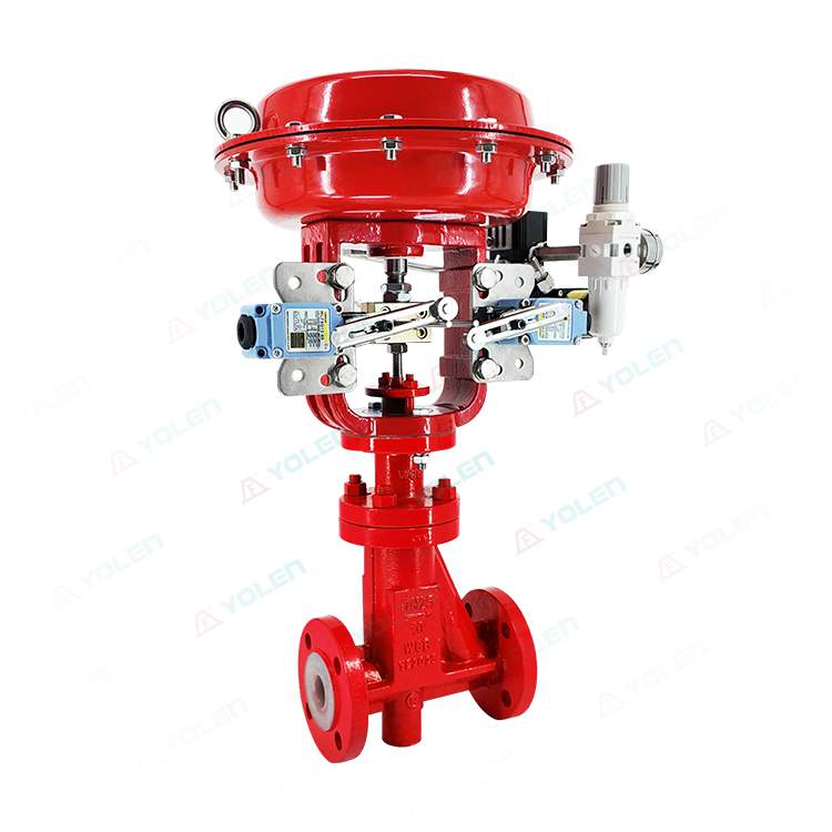 JL641F-16KW pneumatic chlorine bellows globe valve