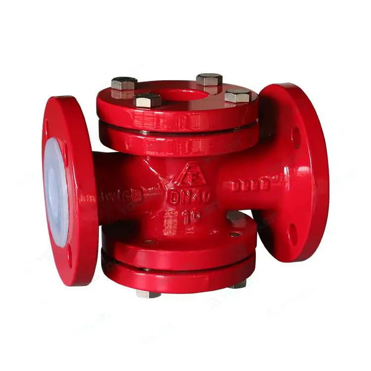 SJ41 Fluorine-Coated Four-way Sight Glass