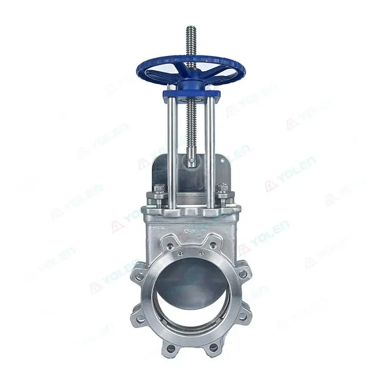 Manual knife gate valve