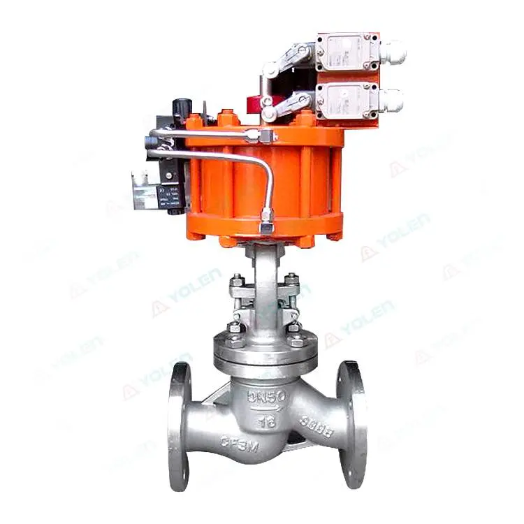Pneumatic shut-off valve