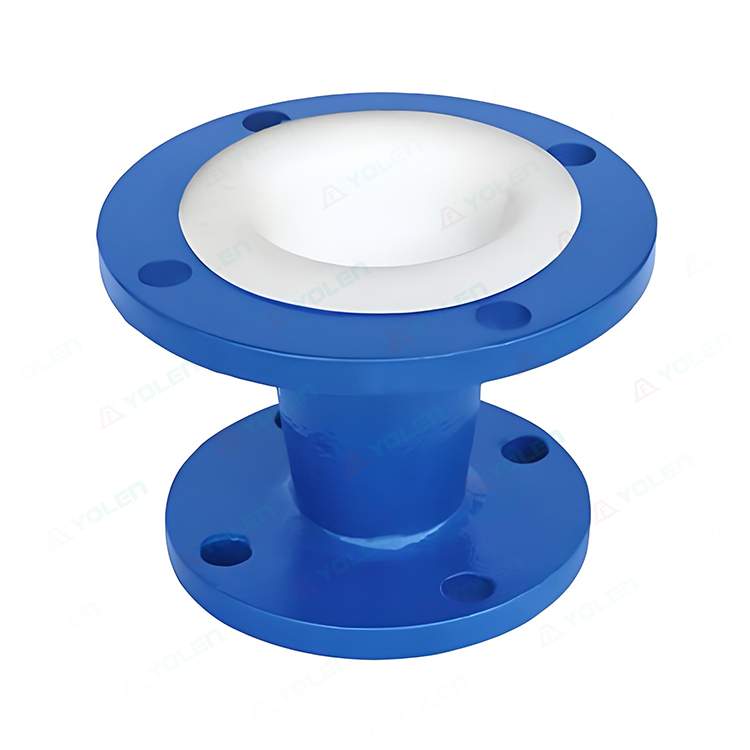 Fluorine-coated reducer pipe