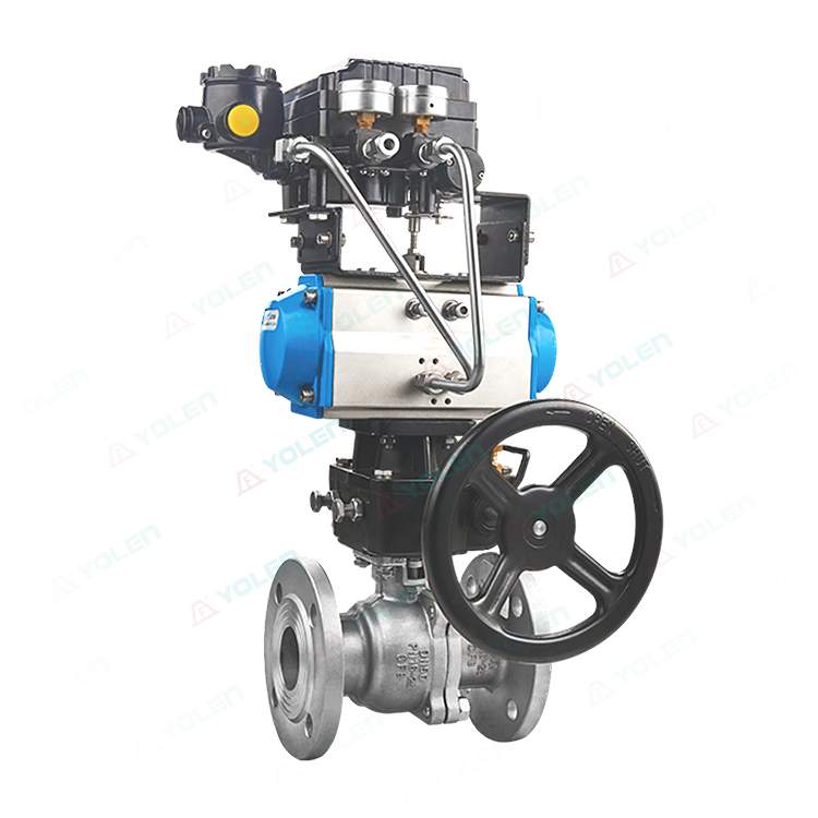 Q641Y Pneumatic hard seal ball valve