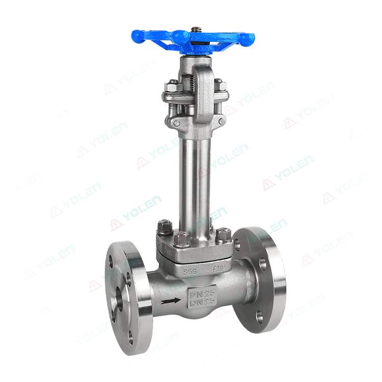 Forged steel low-temperature gate valve