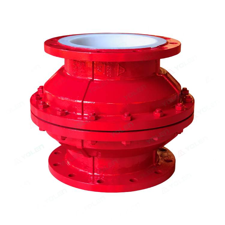 H42 fluorine-coated flanged lift check valve