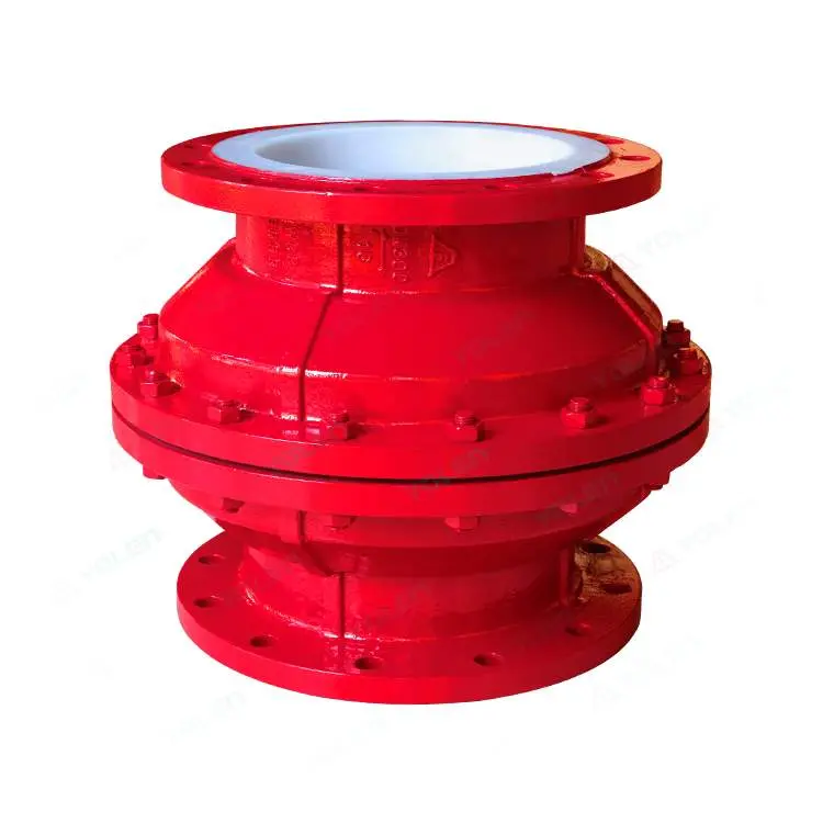 H42 fluorine-coated flanged lift check valve