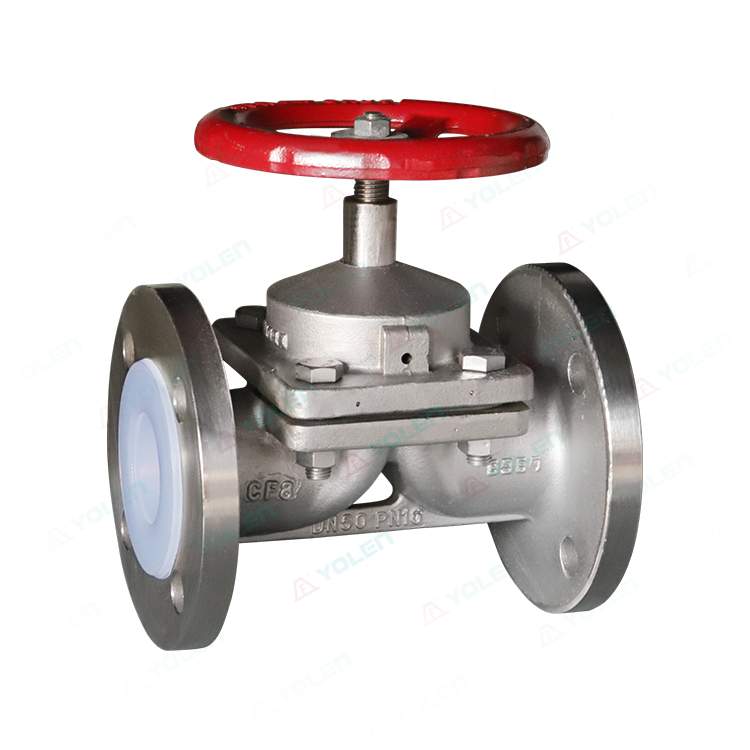 G41 Fluorine-Coated Manual Diaphragm Valve
