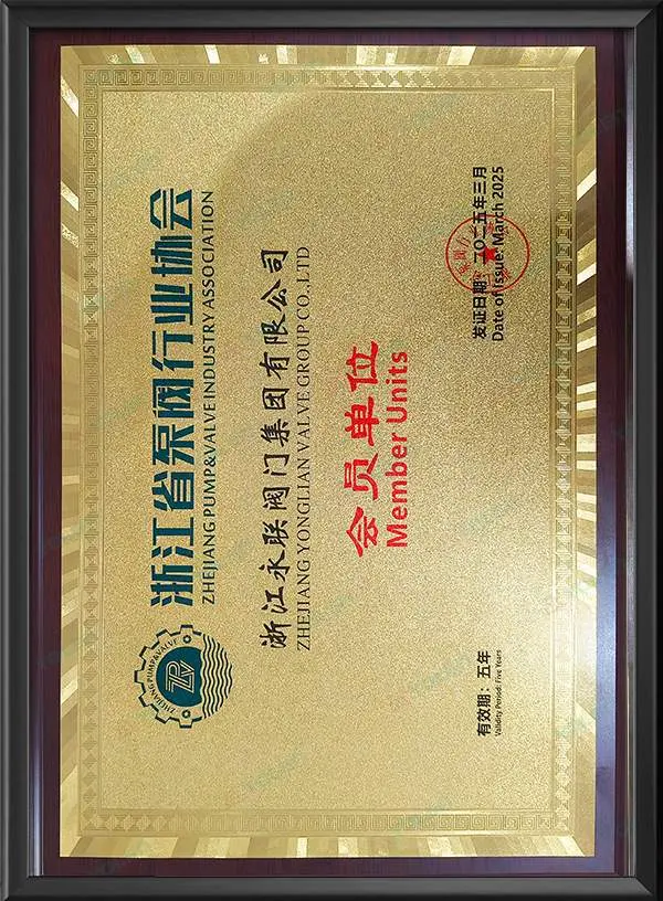 Members of the Pump and Valve Industry Association of Zhejiang Province